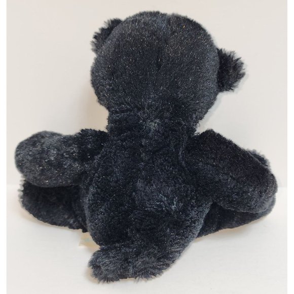 2005 Wishpets Bernie the Black Bear Plush Stuffed Animal Soft Fuzzy 10 Inches - Picture 4 of 8